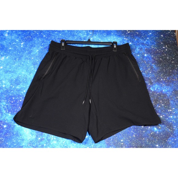 Alo Shorts Mens XL Drawstring Athletic Zip Pocket Gym Lightweight Activewear - Picture 1 of 6